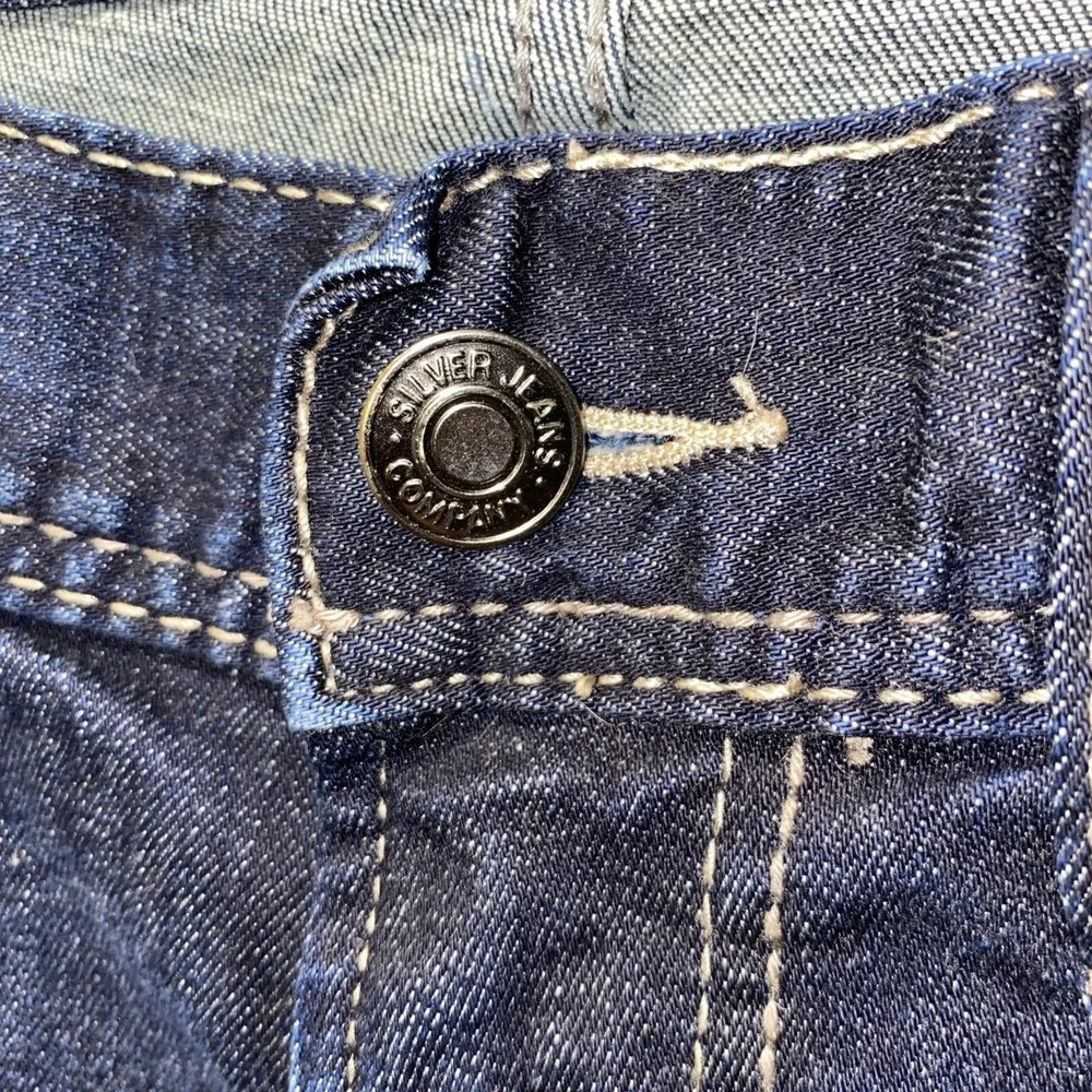 Men's Dark Wash Silver Jean Company‎ Allan Jeans Straight Leg 32x32